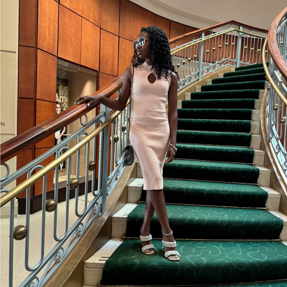 Guess Pink Sleeveless Dress